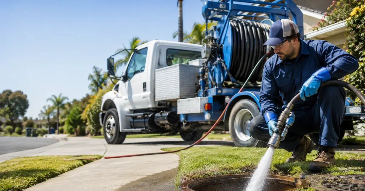 Hydro jet sewer cleaning Huron